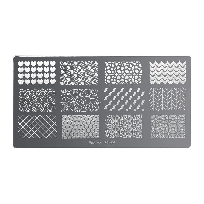 Plaque de stamping nail art 4