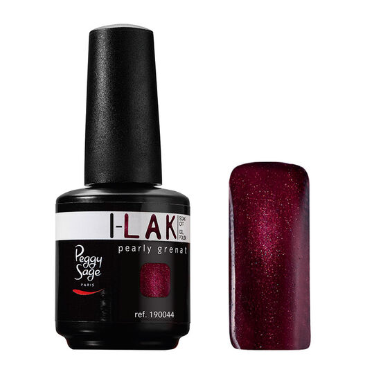 Vernis semi-permanent I-Lak 15 ml pearly grenat