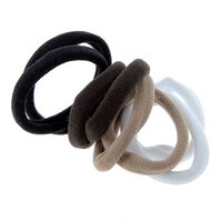 Lot &eacute;lastiques mousse blanc noir beige marron