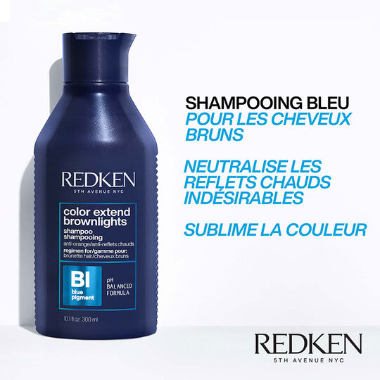 Le rituel Color Extend Brownlights pour cheveux bruns