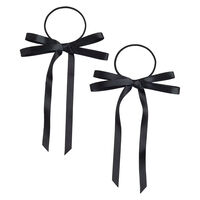 &Eacute;lastiques &agrave; ruban noir