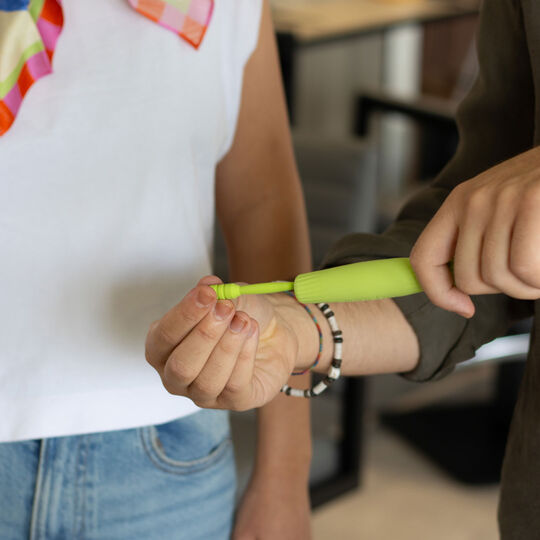 Brosse démêlante Fingerbrush Dolce Vita green pistacchio