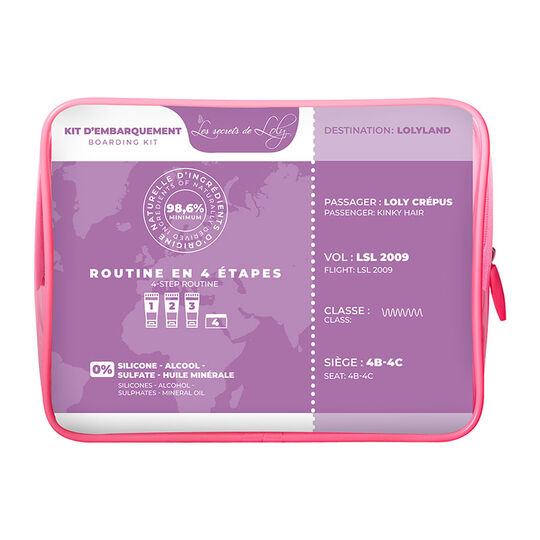 Kit d'embarquement pour cheveux crépus