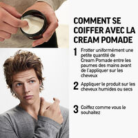 Cr&egrave;me de coiffage tenue l&eacute;g&egrave;re Cream Pomade