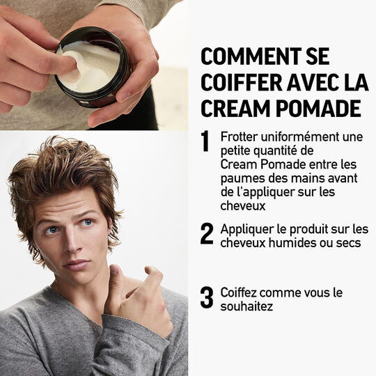 Cr&egrave;me de coiffage tenue l&eacute;g&egrave;re Cream Pomade