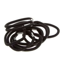 Elastiques m&eacute;tal noirs X 10