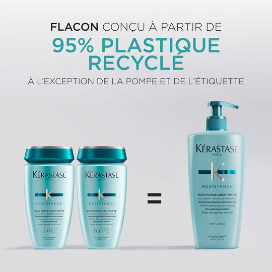 Bain Force Architecte Résistance 500 ml rechargeable