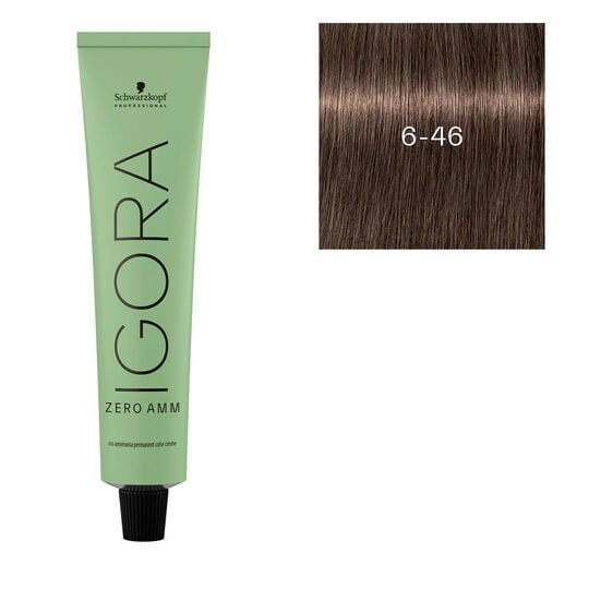 Coloration Igora Zero Amm 6-46 blond fonc&eacute; beige chocolat