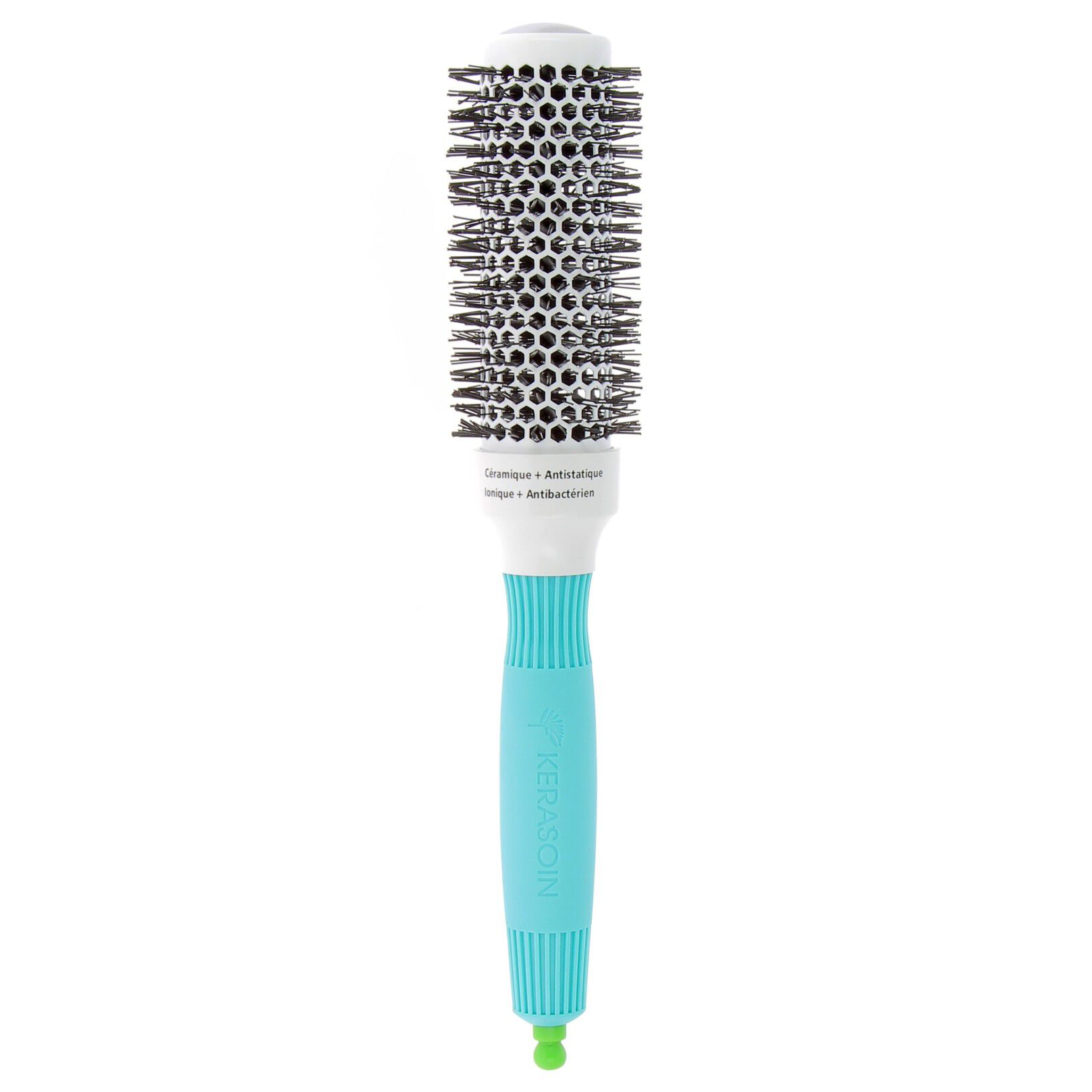 Brosse c&eacute;ramique ionique antistatique antibact&eacute;rienne 35mm