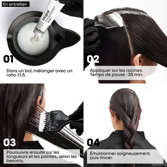 Coloration cr&egrave;me de beaut&eacute; Majirel 9.13 blond tr&egrave;s clair cendr&eacute; dor&eacute;