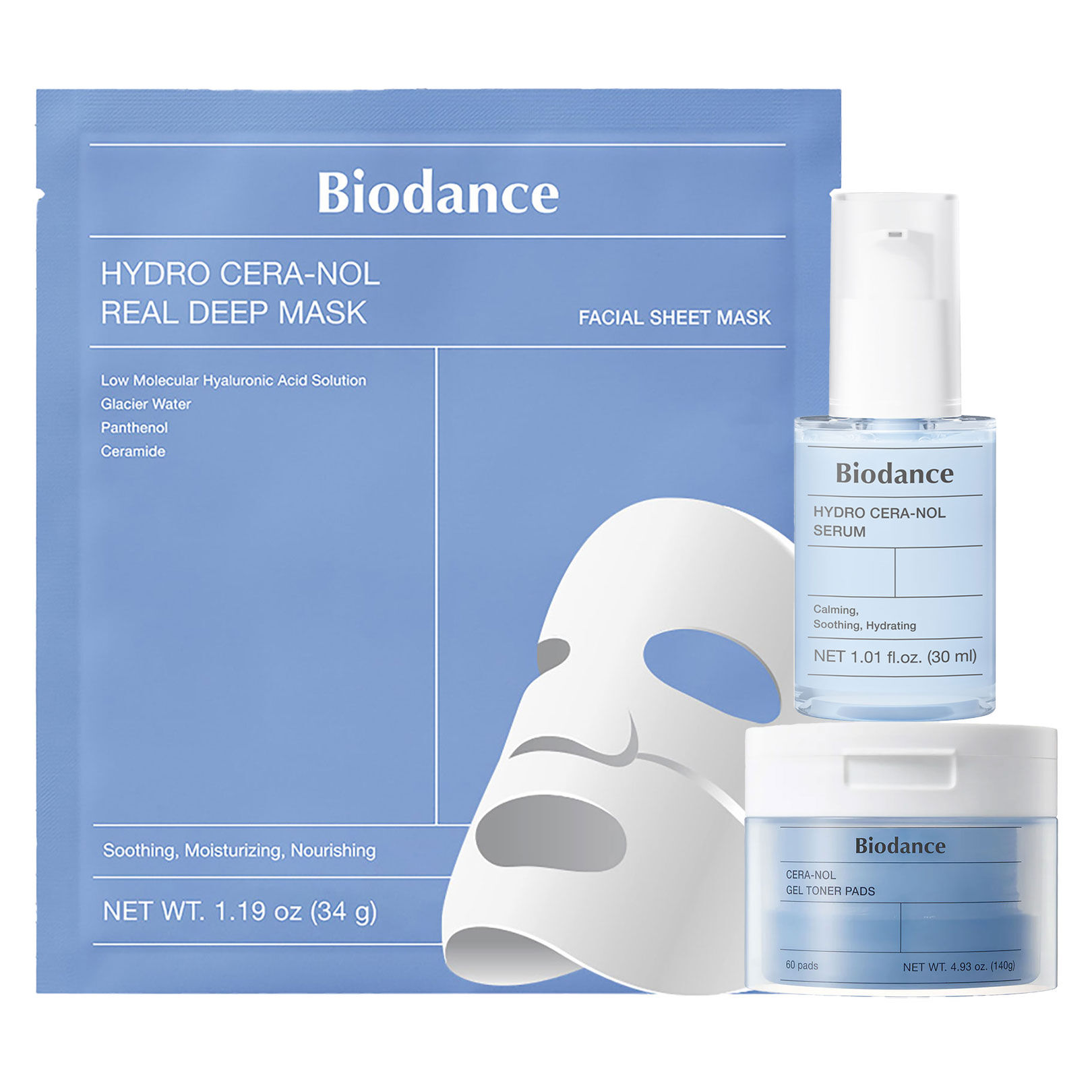Routine apaisante et hydratante Cera-nol
