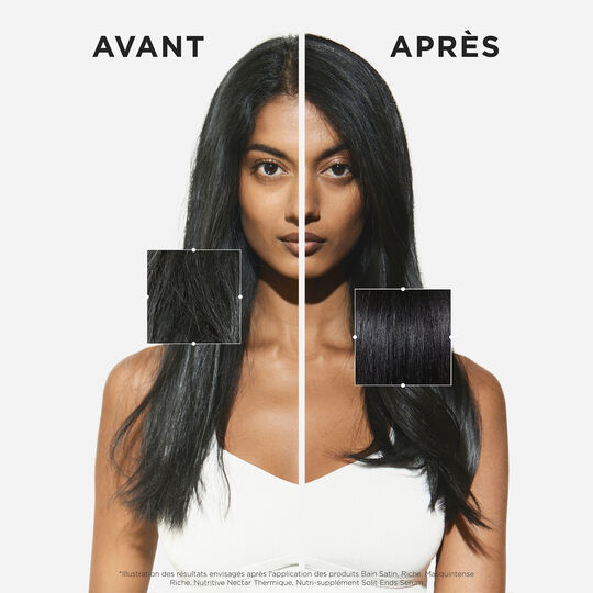 Bain satin riche Nutritive 500 ml rechargeable