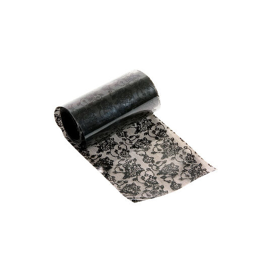 Transfer foils pour ongles dentelle noire 1