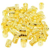 Anneaux bijoux cheveux doré petit modèle