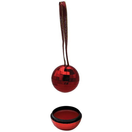 Boule de Noël gloss à lèvres rouge