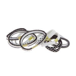 Elastiques m&eacute;tal &agrave; motifs X 12