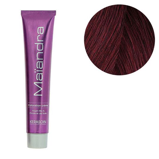 Coloration permanente Maïandra 5.66 châtain clair rouge intense