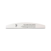 Lime à ongles 2 faces lavable demi-lune 180/180 blanc, pour ongles naturels