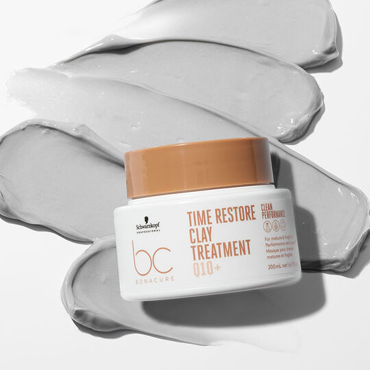 Masque argile renforçateur cheveux matures et fragilisés BC Time Restore