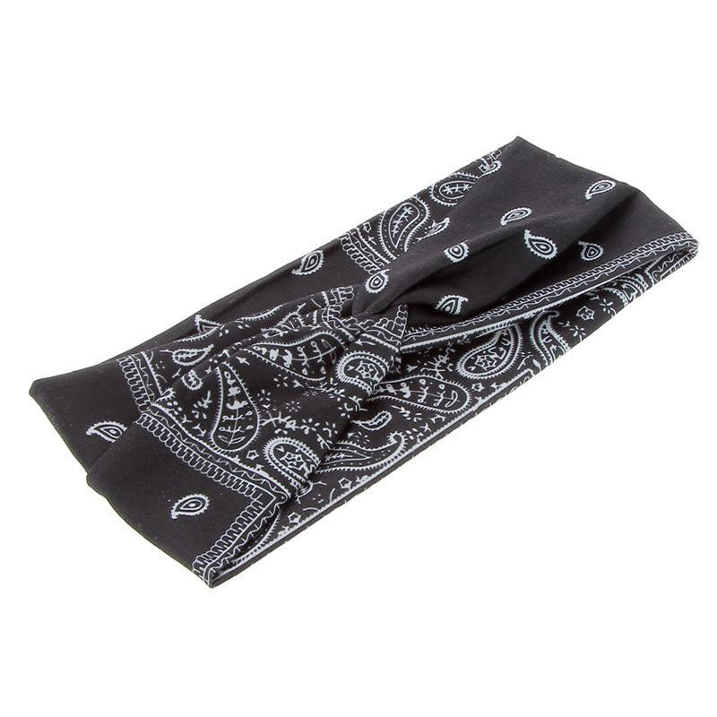 Bandeau fa&ccedil;on bandana Noir