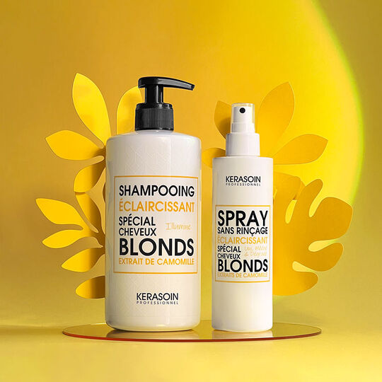 Spray éclaircissant spécial cheveux blonds
