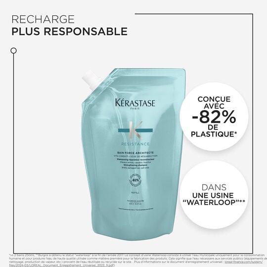 Bain Force Architecte R&eacute;sistance recharge 500 ml