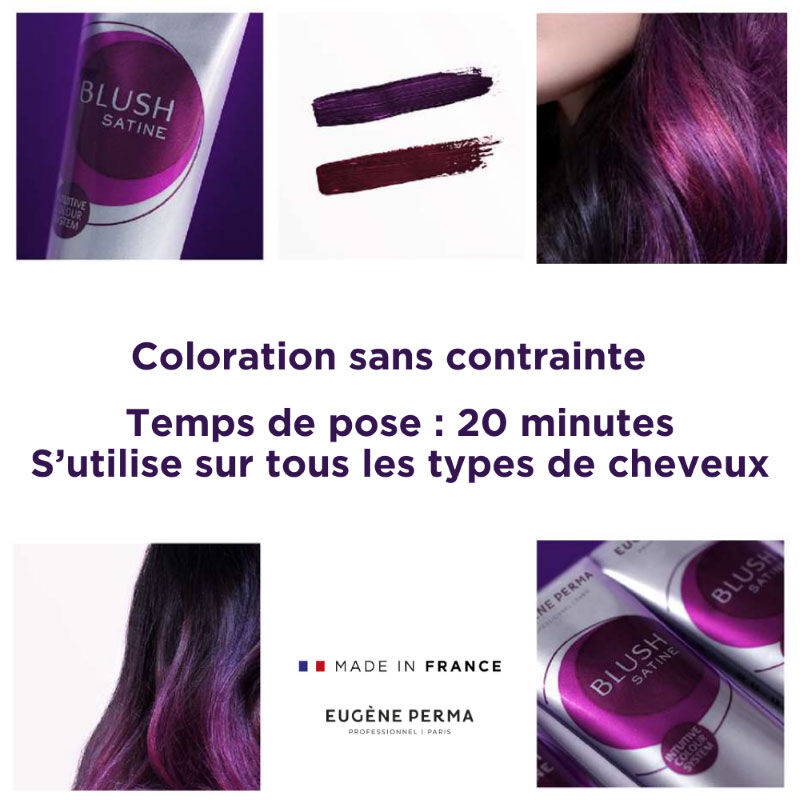 Coloration temporaire Blush Satine Gris Acier Fonc&eacute;