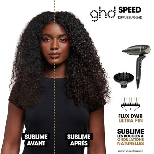 S&egrave;che cheveux Speed avec diffuseur et spray protecteur