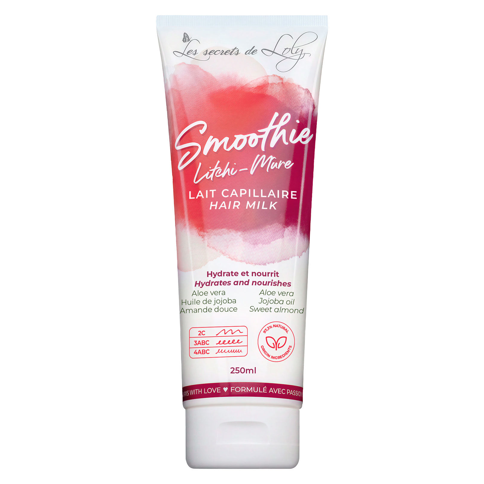 Lait capillaire Smoothie Litchi M&ucirc;re