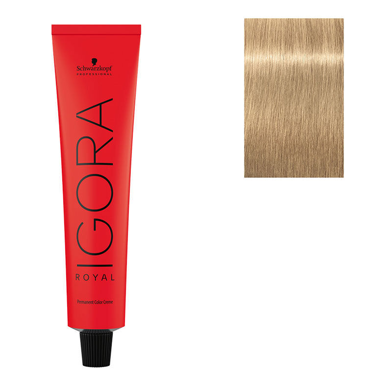 Coloration permanente Igora Royal 9-0 blond tr&egrave;s clair naturel