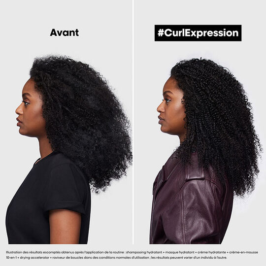 Crème hydratante sans rinçage pour cheveux bouclés Curl Expression