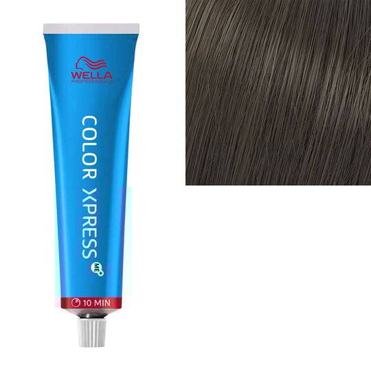 Coloration permanente Color Xpress 4/ châtain naturel