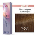 7/35 blond dor&eacute; acajou