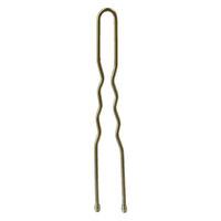 24 Épingles ondulées courtes bronze