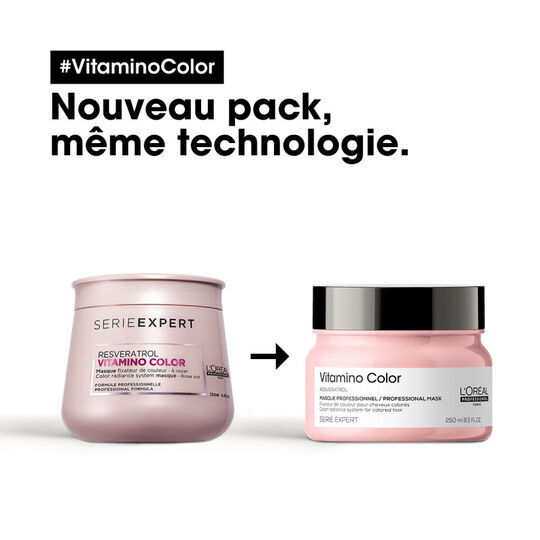 Masque cheveux colorés Vitamino Color 250 ml
