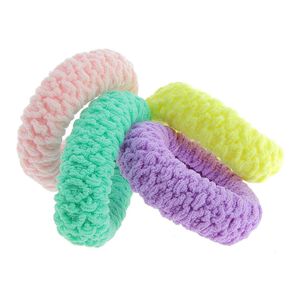 Elastiques larges en mousse couleurs pastel