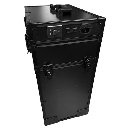 Valise 3 étages trolley à roulettes professionnelle avec miroir éclairé