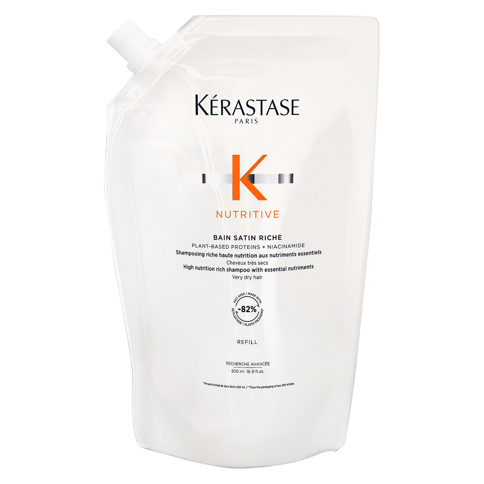Bain satin riche Nutritive recharge 500 ml
