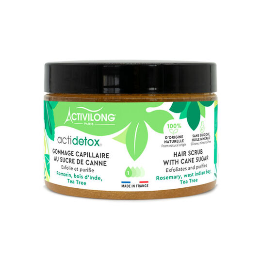 Gommage capillaire au sucre de canne Actidetox