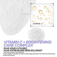Apr&egrave;s-shampooing illuminant pour cheveux blonds Blondage High Bright