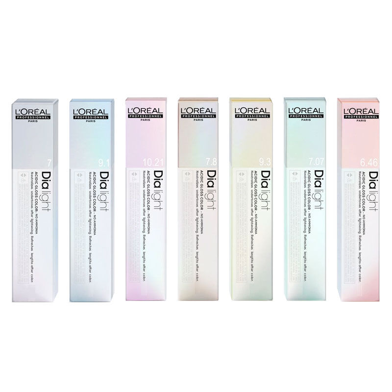 Coloration ton sur ton Dialight 10.18 milkshake blond tr&egrave;s tr&egrave;s clair cendr&eacute; moka