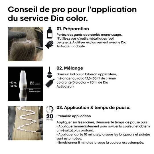 Coloration ton sur ton Dia Color 7.1 blond cendré