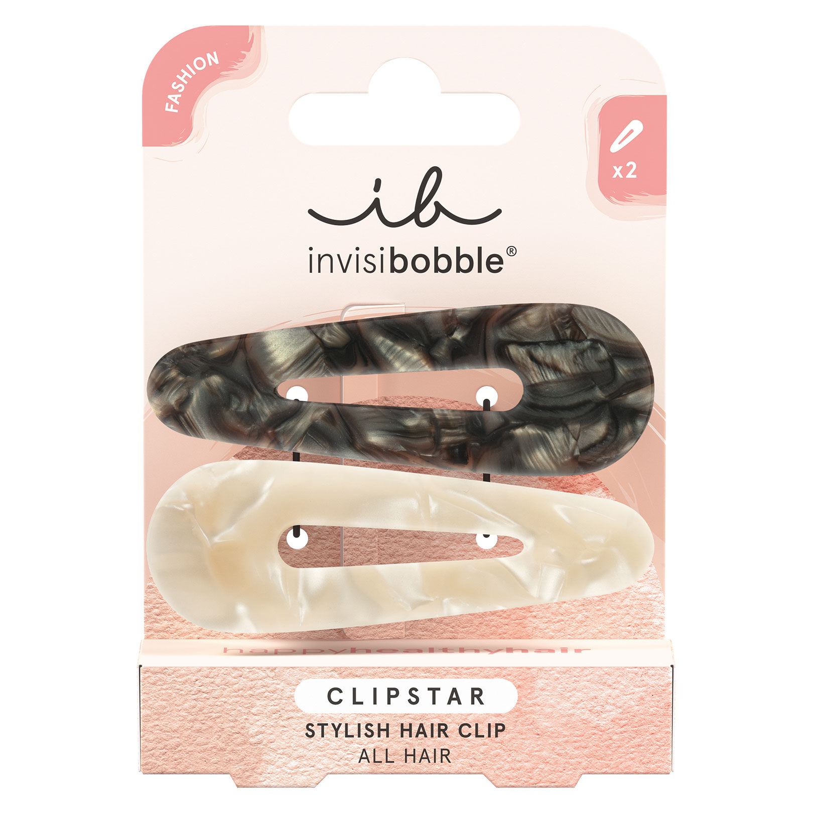 2 Pinces clic clac Clipstar