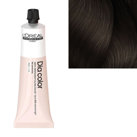 Coloration ton sur ton Dia Color 6.8 blond foncé mocca