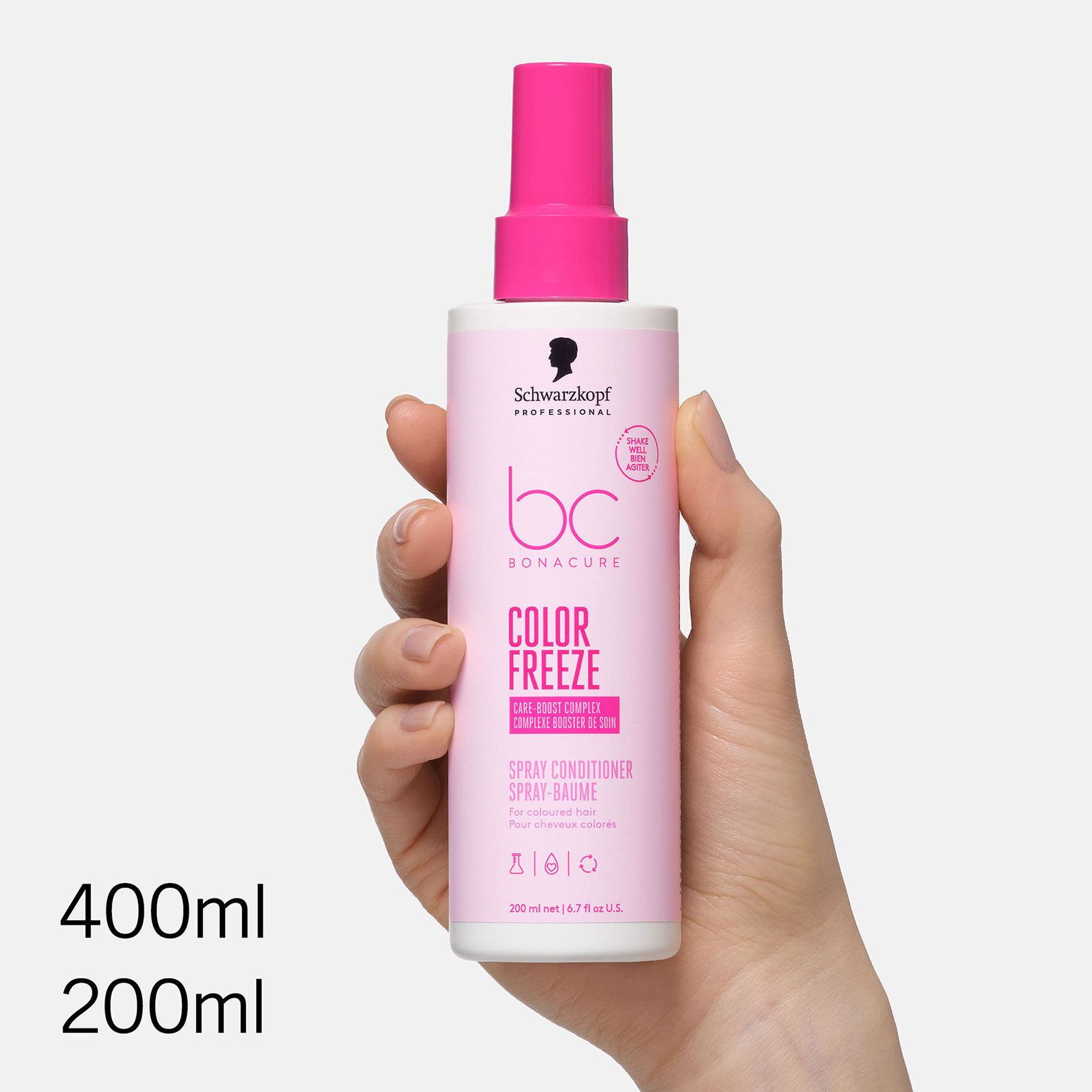 Spray baume cheveux color&eacute;s BC Color Freeze 200 ml