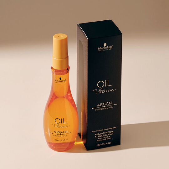 Huile de finition Argan pour cheveux moyens &agrave; &eacute;pais