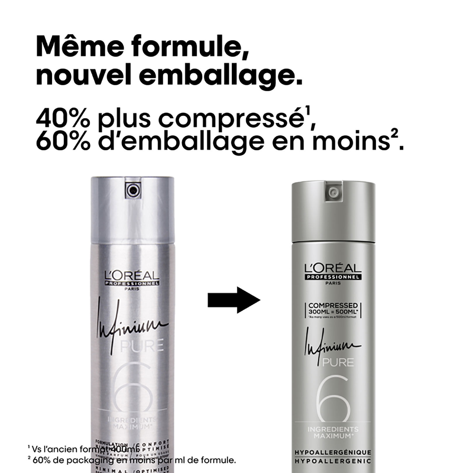 Laque Infinium Pure fixation extra forte 300ml