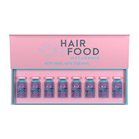Hair food coffret 8 ampoules magiques
