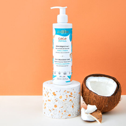 Soin exquis 3-en-1 cheveux secs et texturés Coco d'amour