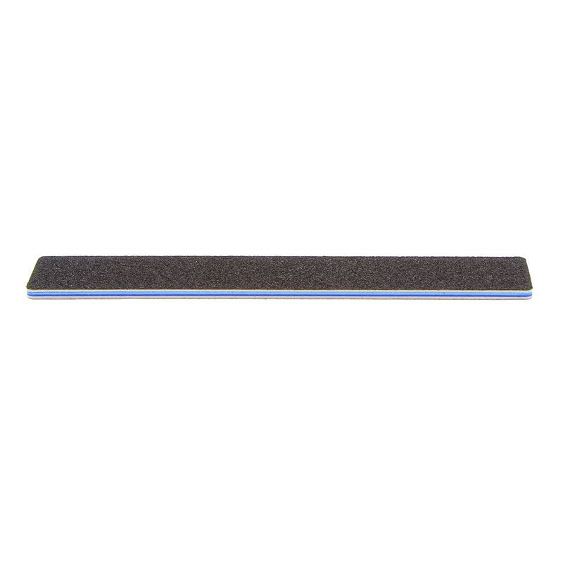 Lime rectangulaire noire pour ongles naturels 100/180 : Grain moyen / fin